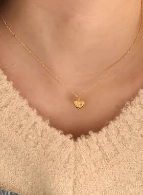 女款链爱心简约锆石百搭微复古