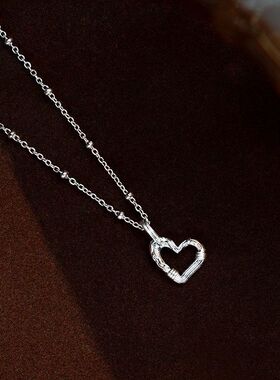 韩项链设计感女小众简约锁骨藤蔓