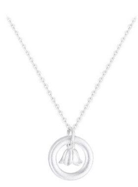 铃兰项链清新圆环花轻奢链颈链女小众设计感高级精致甜美锁骨批发