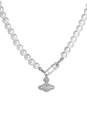 锁骨配饰简约女土星小众星球吊