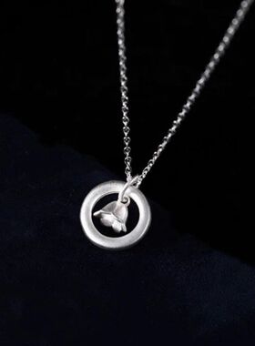 心花项链链小众女甜送礼物铃兰