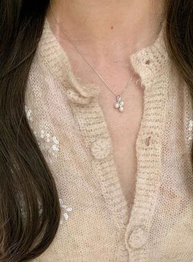 小奢小众优雅葡萄女珍珠项链2025