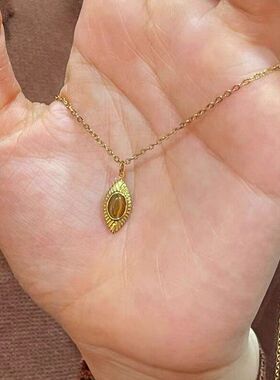 高级感女项链Old锁骨简约 百搭洋气掉色！时髦babe不复古颈链情歌