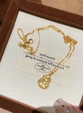 葫芦金色福禄链碎冰冰佩戴爆闪