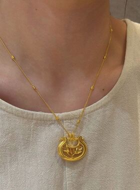 国风代发爆款锦囊锁骨气质链个性