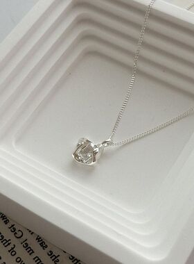 不规则锆石链气质新款锁骨夏季