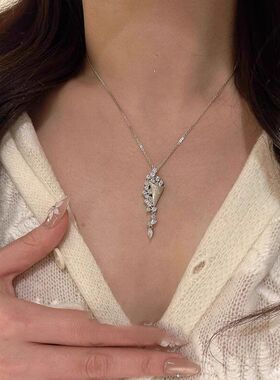 轻奢小众锆石银链2025璀璨高级