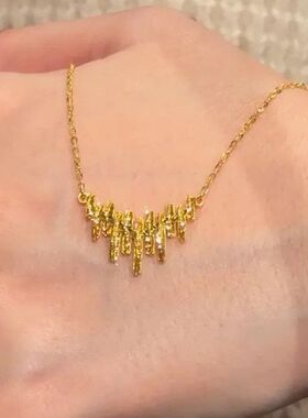 颈链香风超闪碎冰冰女轻奢项链