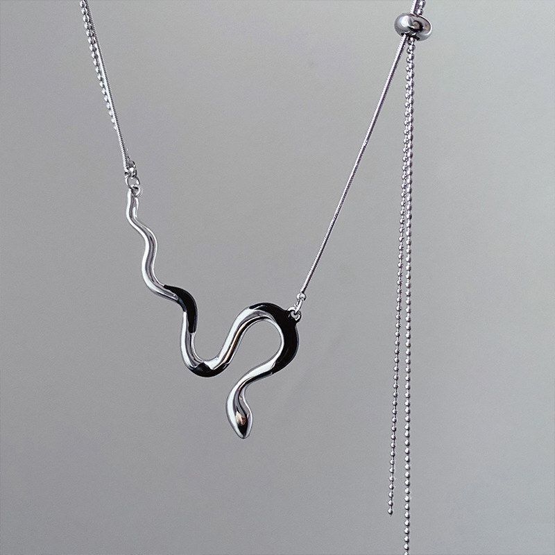 衣项链女纯银999配饰锁骨链首饰