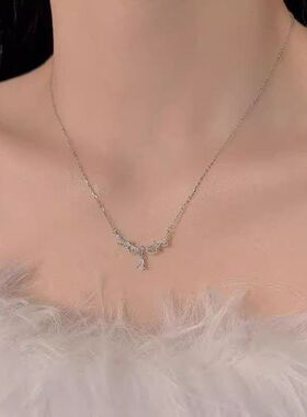 水滴女轻奢气质链潮锁骨链小众