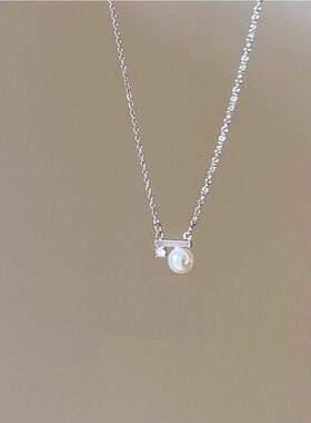 锁骨女轻奢新款颈气质链小平衡木