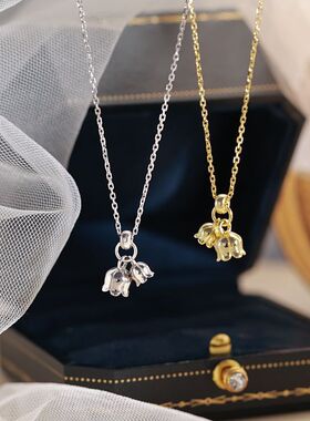 女学生链闺蜜小苍兰铃兰设计感花项链简约同款小礼物锁骨兰花森系