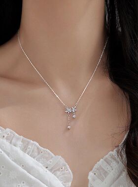 同款批发百搭女轻奢花锁骨抖音