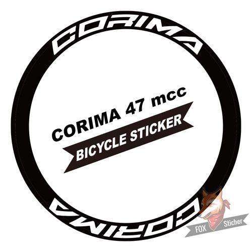 自行车改装轻量化 CORIMA 装饰贴纸多种尺寸防水防晒多色可选