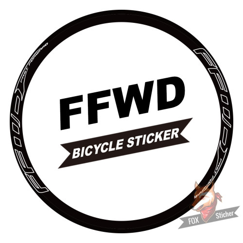 自行车改装 FFWD 2 轻量化装饰贴纸多种尺寸防水防晒多色可选