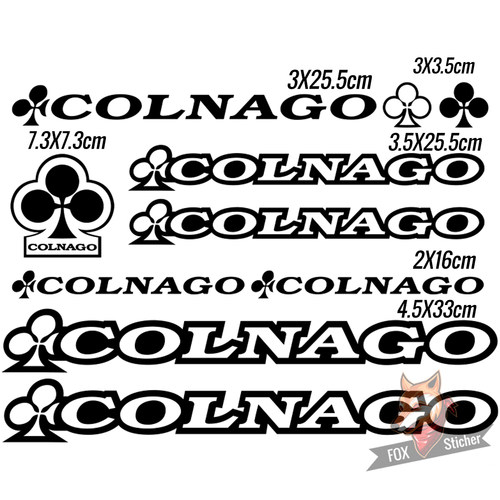 自行车架改装 Colnago轻量化装饰贴纸多种尺寸防水防晒多色可选