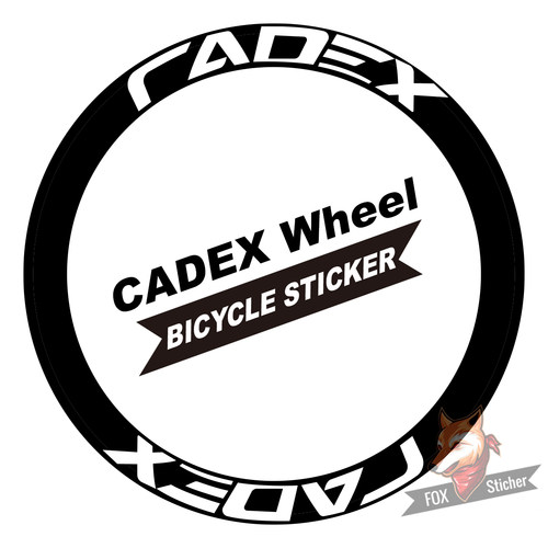 自行车改装品牌 CADEX2 轻量化装饰贴纸多种尺寸防水防晒多色可选