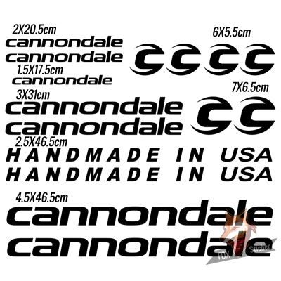 自行车架改装 CANNONDALE 轻量化装饰多种尺寸防水防晒多色可选