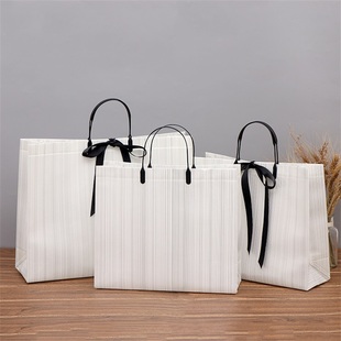 加厚高端礼品袋免税店叉耳袋服装店手提袋节日广告环保购物袋包装