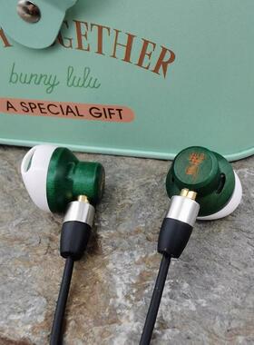 枫木小口径耳机实木半入耳【春分】鸣匠插拔式睡眠mmcx耳塞猪嘴