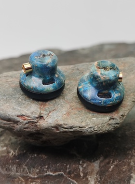 夏至】稳定木发烧级大口径mmcx插拔式平头耳机老塞大声场鸣匠旗舰