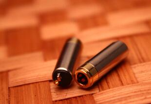 鸣匠diy耳机3.5mm金属插头平衡母座DIY延长线和耳机改可插拔式