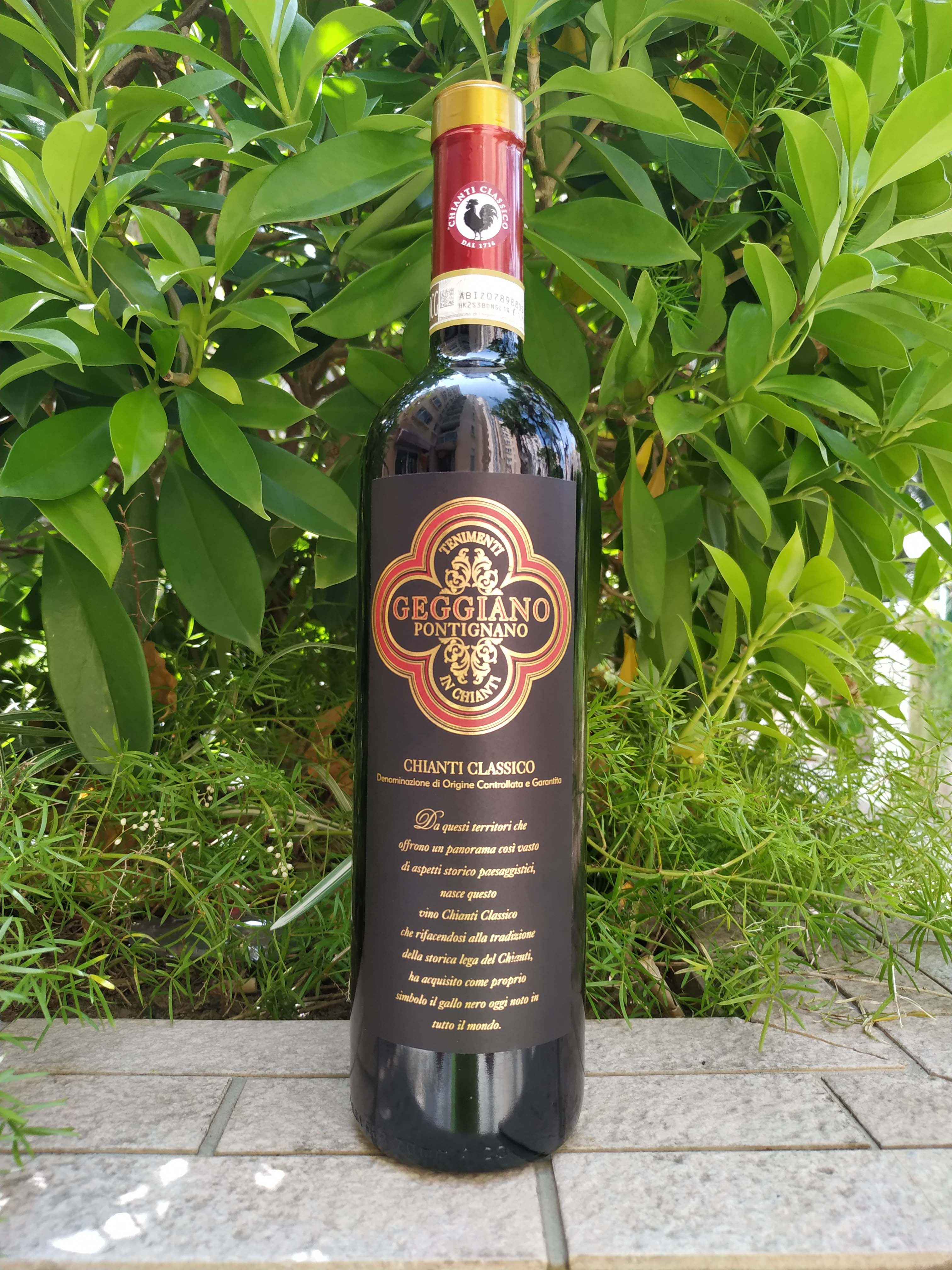 意大利吉雅诺干红葡萄酒黑公鸡标Geggiano chianti classico750ml