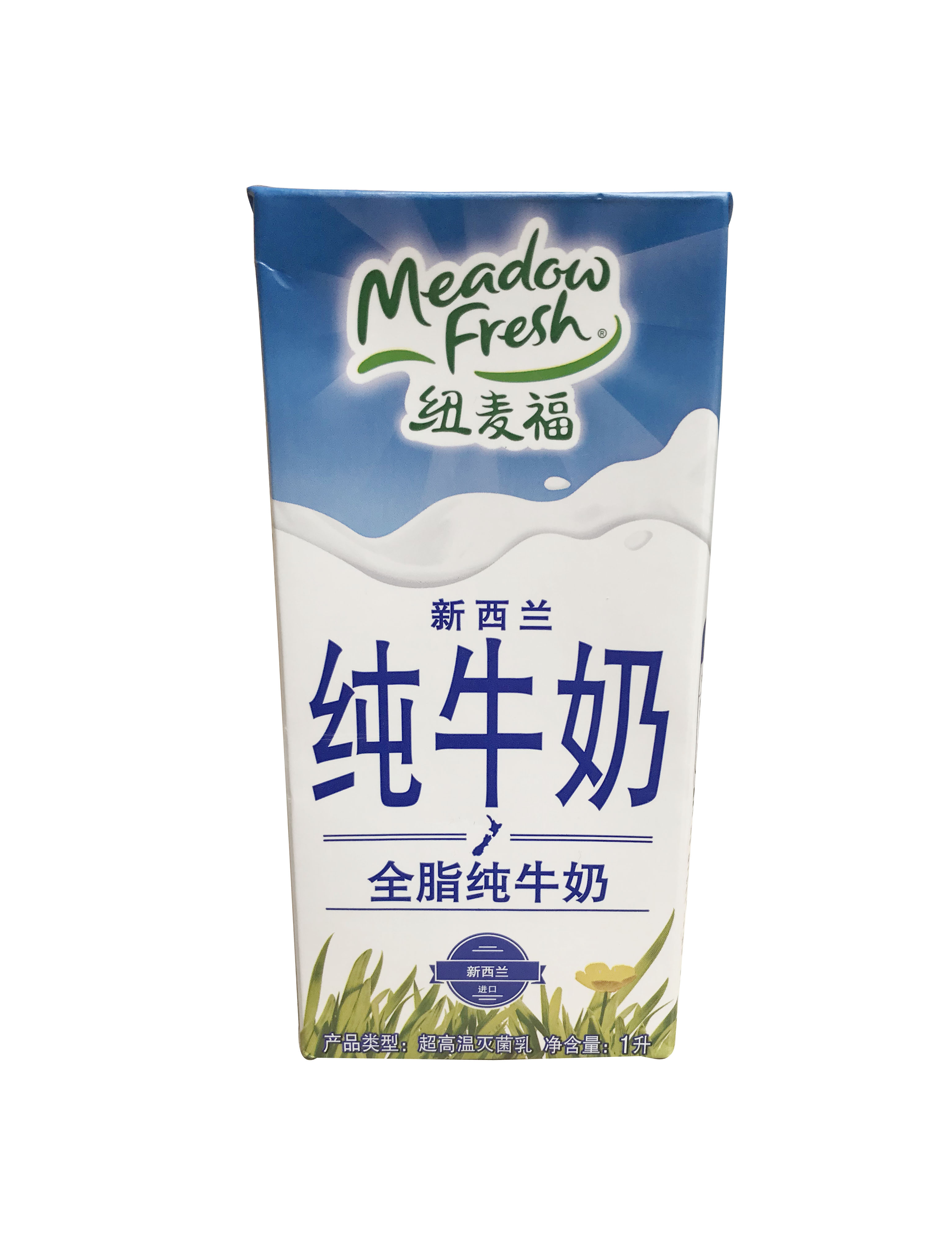 纽麦福全脂牛奶 meadow fresh new zealand pure milk 1l