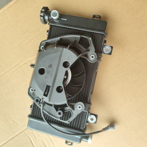 隆鑫VOGE无极500R525R 500DS 500AC CU水箱风扇水冷散热器冷却器