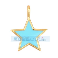 Белый L19 (пятиконечная звезда, голубой)