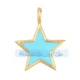 Белый L19 (пятиконечная звезда, голубой)
