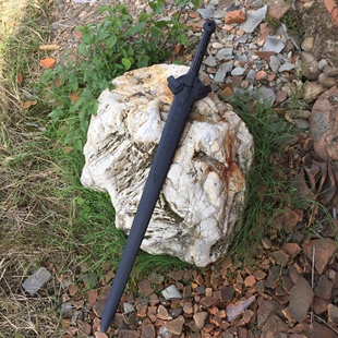 木剑兵杨过玄铁重剑武器影视周边武器工艺品摆件东阳木雕