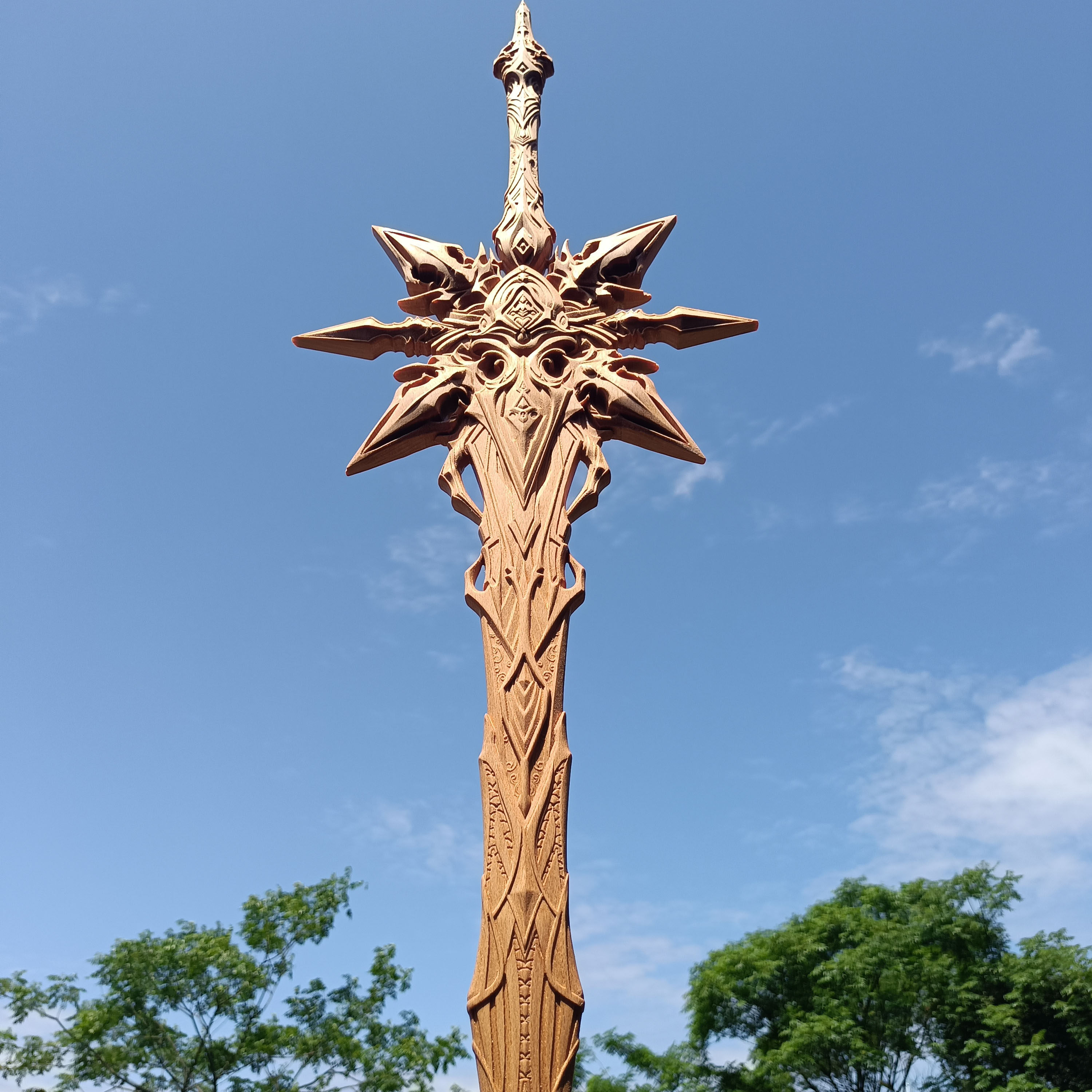 木剑兵器神印王座光明女神咏叹调光明神剑木质动漫刀剑私人定制