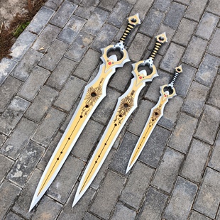 木剑兵器原神COS游戏动漫无尽之剑木质周边刀剑手办男孩女孩玩具