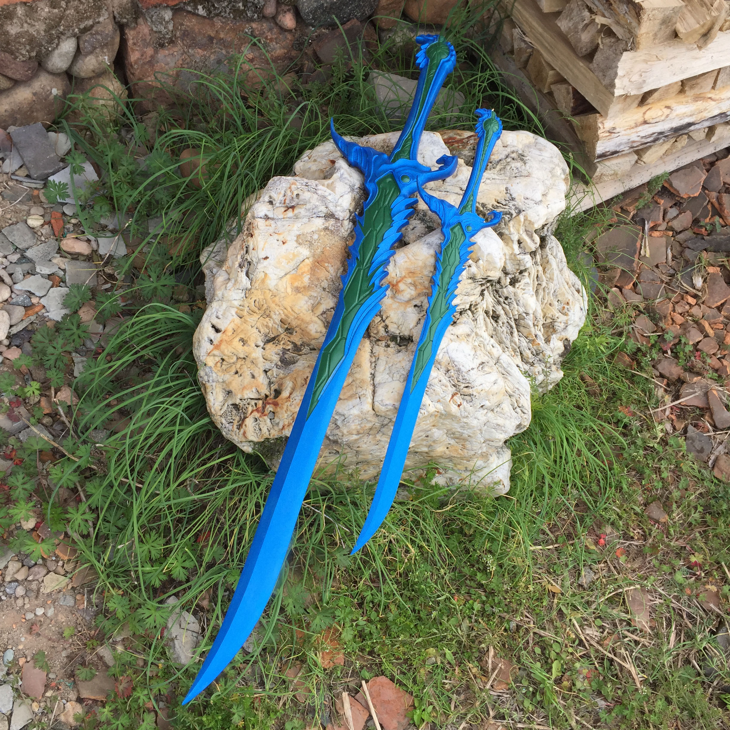 木剑武器神兵玄奇天晶剑木质周边刀剑男孩玩具东阳木雕来图订制图片