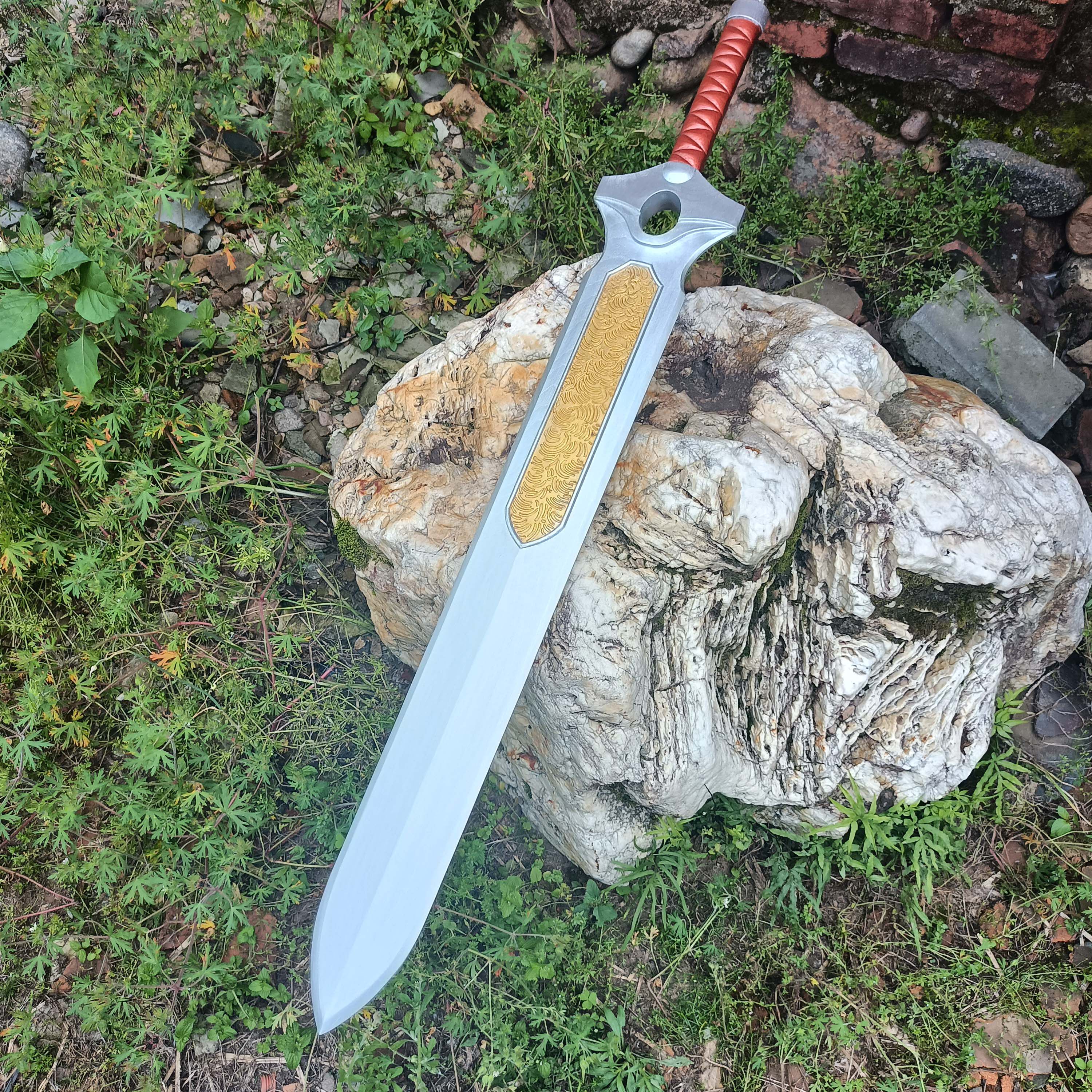 实木雕刻正品龙虎门震乾坤1比1还原手工纯电视道具周边cos一体动