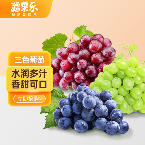 新疆三色葡萄4斤 抢先上市 包邮到家