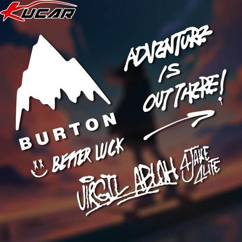 Burton伯顿滑雪板贴纸贴