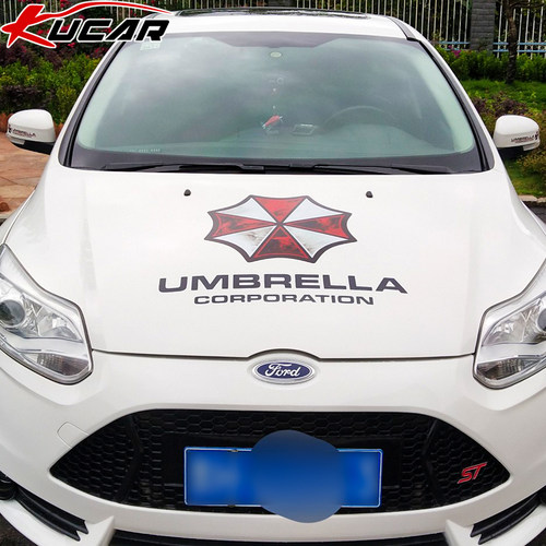 生化危机保护伞车门文字汽车贴纸