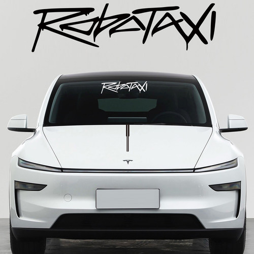 特斯拉model3Y拉花robotaxi车贴