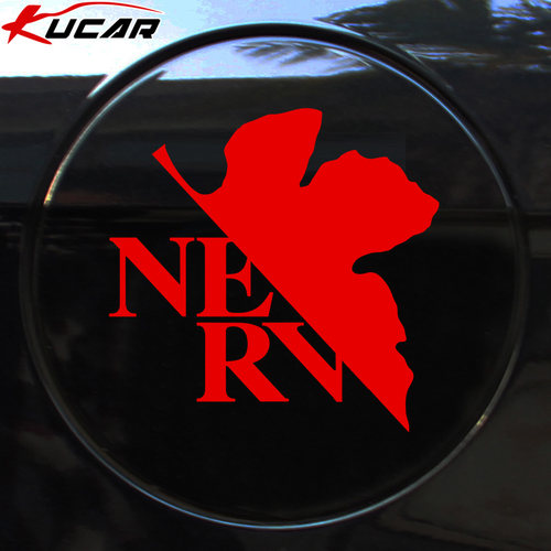 eva贴纸红色枫叶nerv车贴