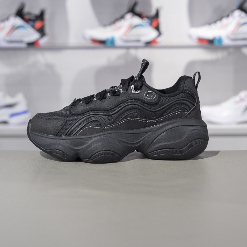 李宁减震女子系带休闲鞋