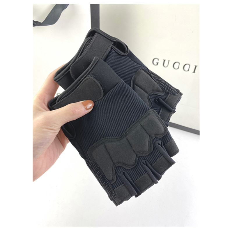 户外半指战术手套健身骑行登山防滑耐磨男女露指短自行车钓鱼机车