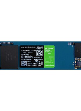 WD西部数据Green SN350 SSD固态硬盘M.2接口NVMe协议2T