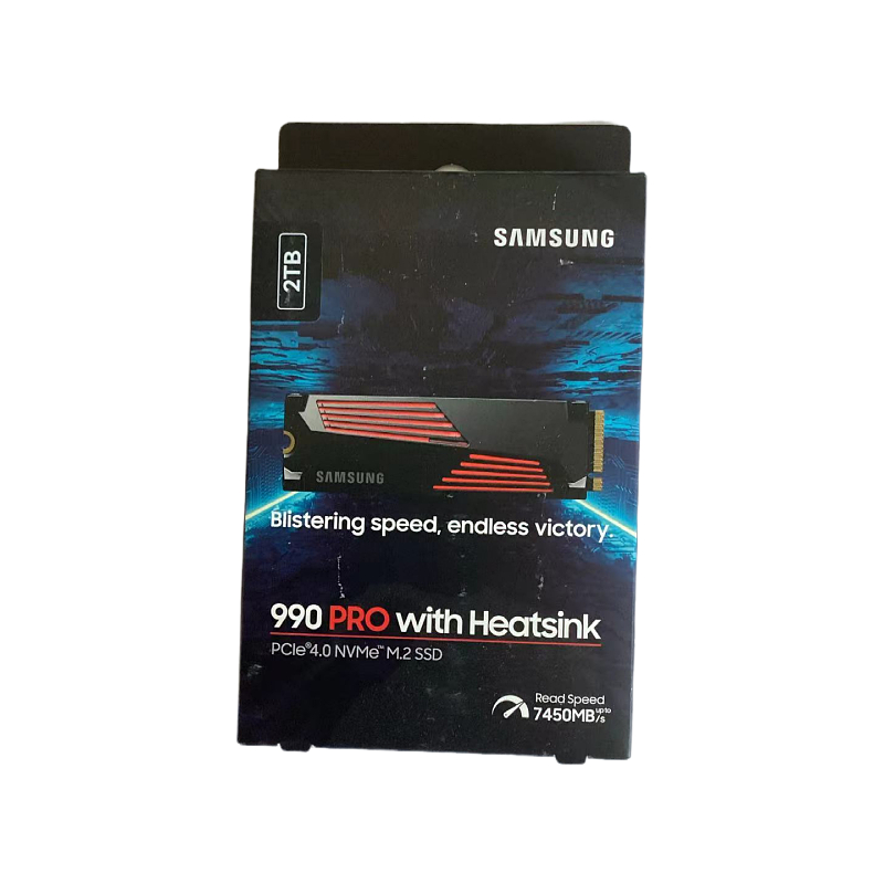 Samsung/三星1T/2T SSD固态硬盘M.2 990 PRO散热片版台式机PS5