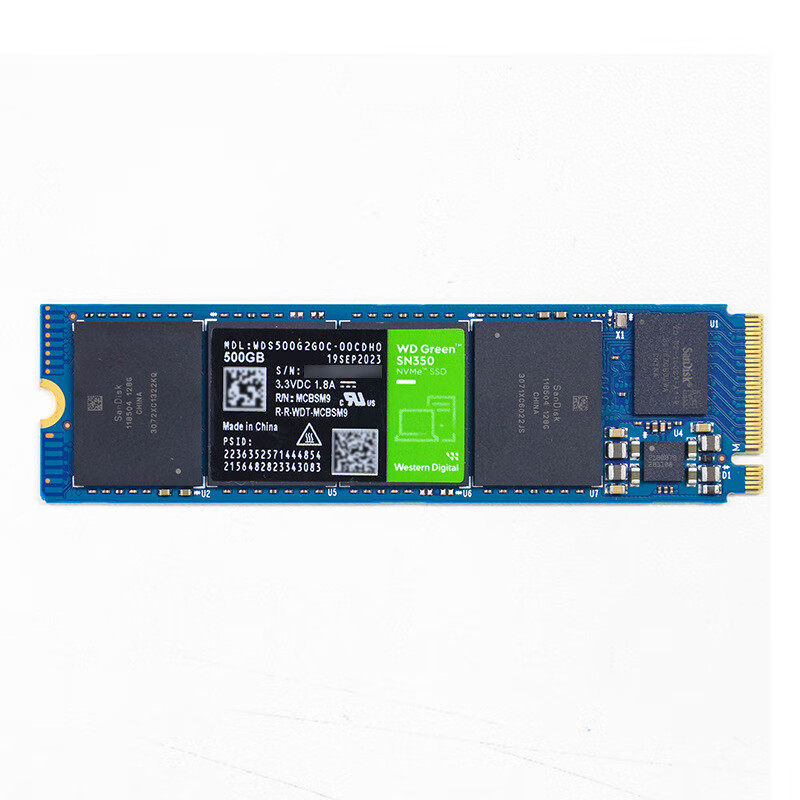 西部数据WD SSD固态500G NVME协议M.2 1TSN350pcie3.0
