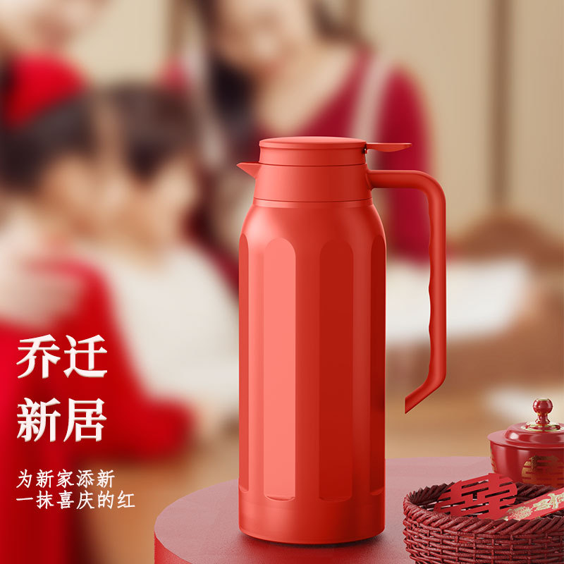 过年家用热水壶瓶宿舍大容量保温水瓶304不锈钢内胆保暖杯保温壶
