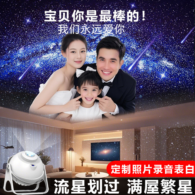 照片定制星空投影灯女孩生日礼物图片