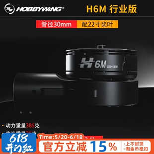 好盈6210电机60A电调H6M一体化12S动力系统2278碳纤桨叶拉力6.5kg