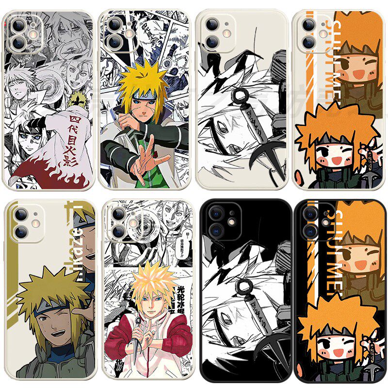 火影忍者水门周边手机壳适用苹果17e/16/15/14/13硅胶iphone12promax全包11一加Turbo6V魅族21一加Ace6t防摔